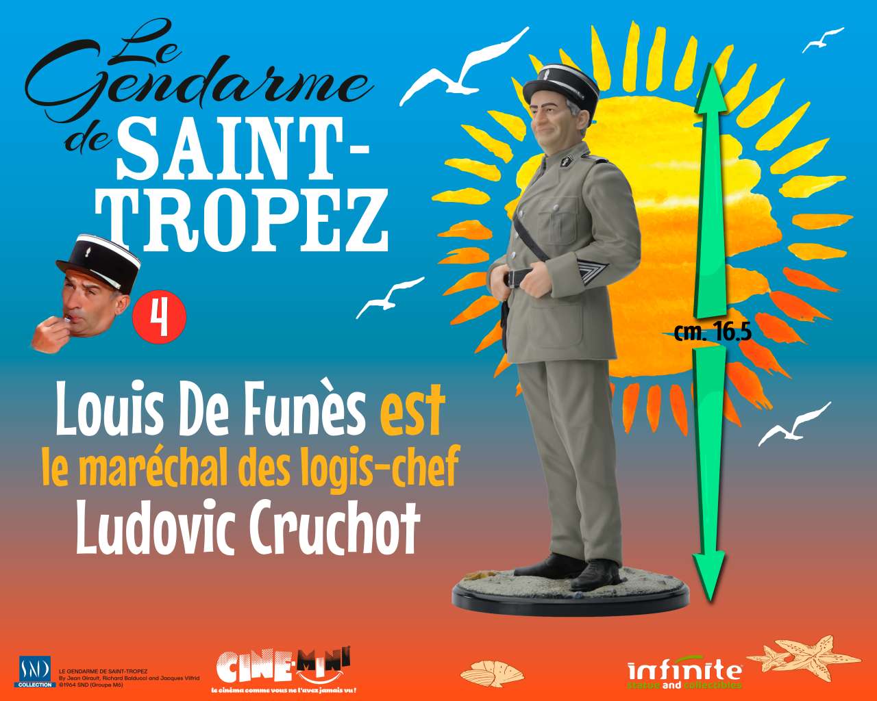 THE TROOPS OF ST. TROPEZ - Ludovic Cruchot - Figure 16cm