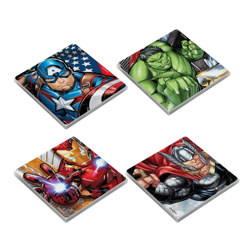 MARVEL - Set of 4 Coasters - Avengers