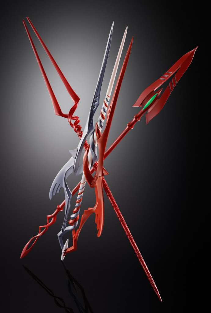 EVANGELION - 3 Spear set - Figure Metal Build 30th
