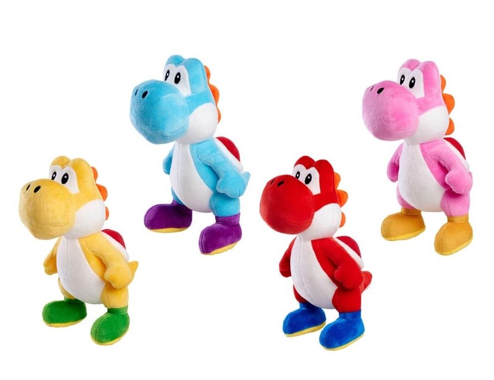 SUPER MARIO - Assortment of 8 Yoshi Plushs - 4 Models - 20cm