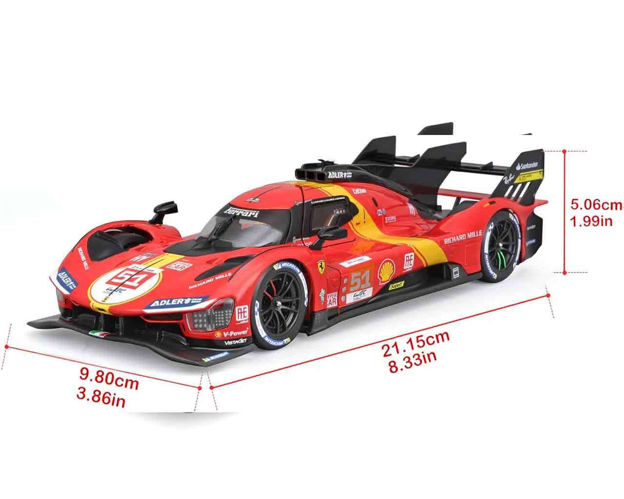 FERRARI - 499p Lmh (2023 24h Le Mans Champion) - Model Kit 1/24