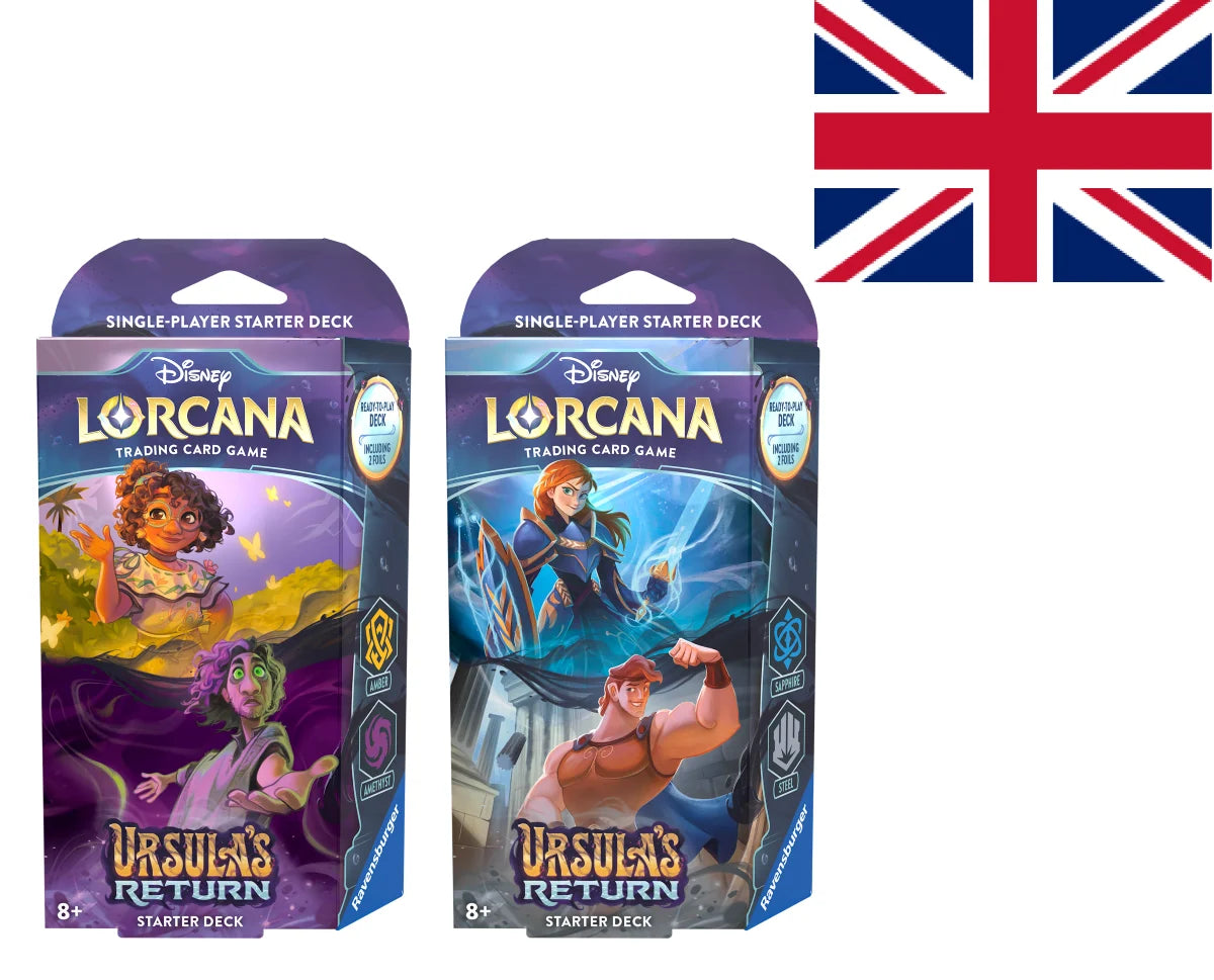 DISNEY - Lorcana - Sammelkarten 8 Starterbox Kapitel 4 - Großbritannien