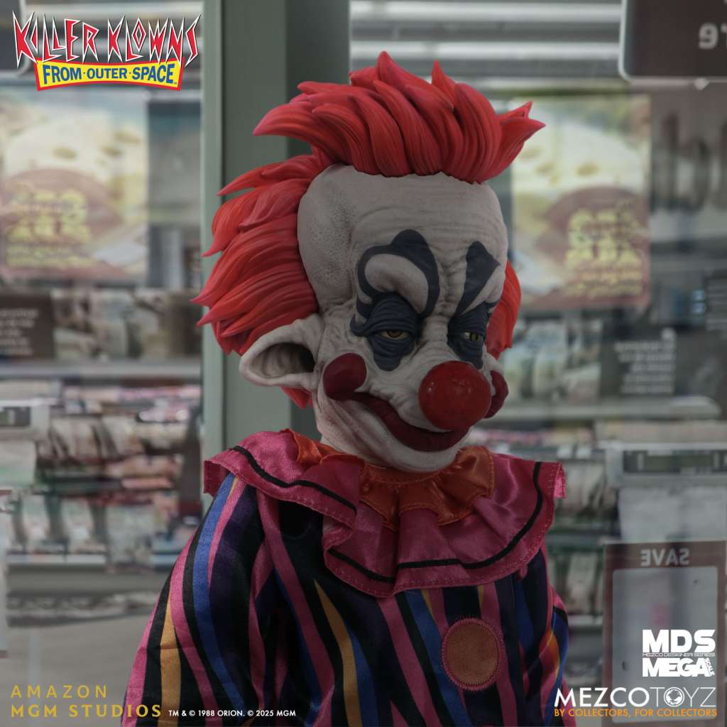 KILLER KLOWNS FROM OUTER SPACE -Rudy -MDS Mega Scale Talking Doll 37cm