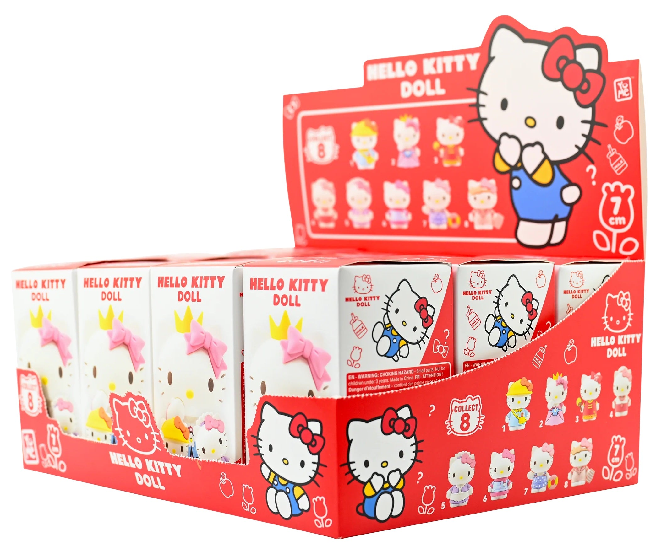 HELLO KITTY - Dress-Up-Serie - Sortiment 12 Figuren 7,13 cm