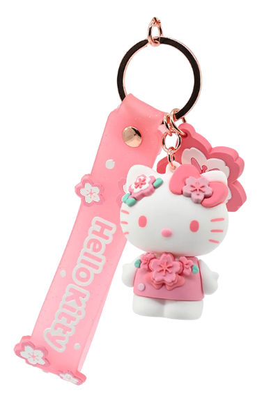 HELLO KITTY – Sakura-Serie – Sortiment 12 Schlüsselanhänger 15,5 cm