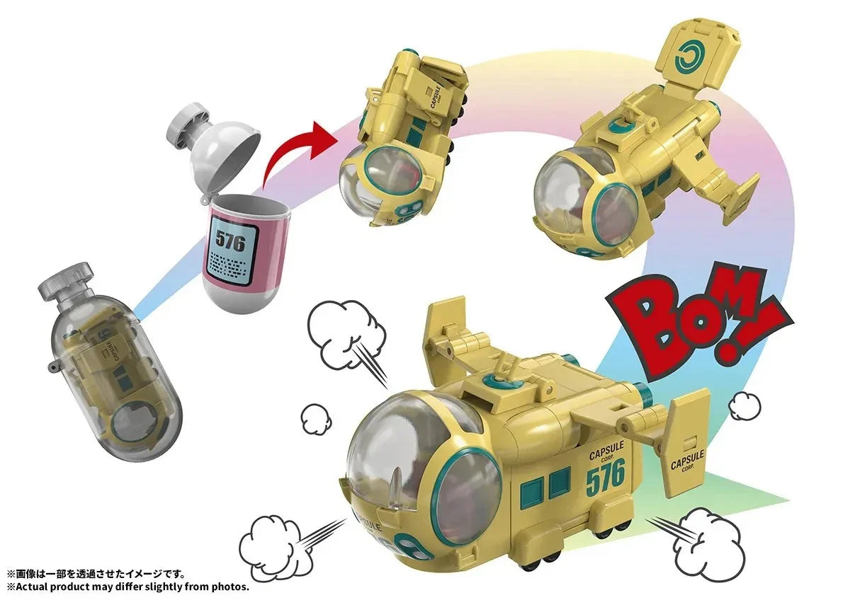 DRAGON BALL - Capsule 576 "Bulma's Airplane - Figure Change Arts 9cm