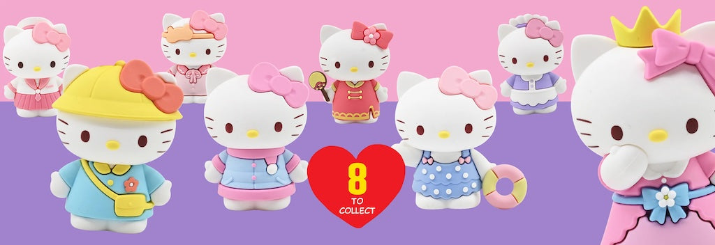 HELLO KITTY - Dress-Up-Serie - Sortiment 12 Figuren 5,36 cm