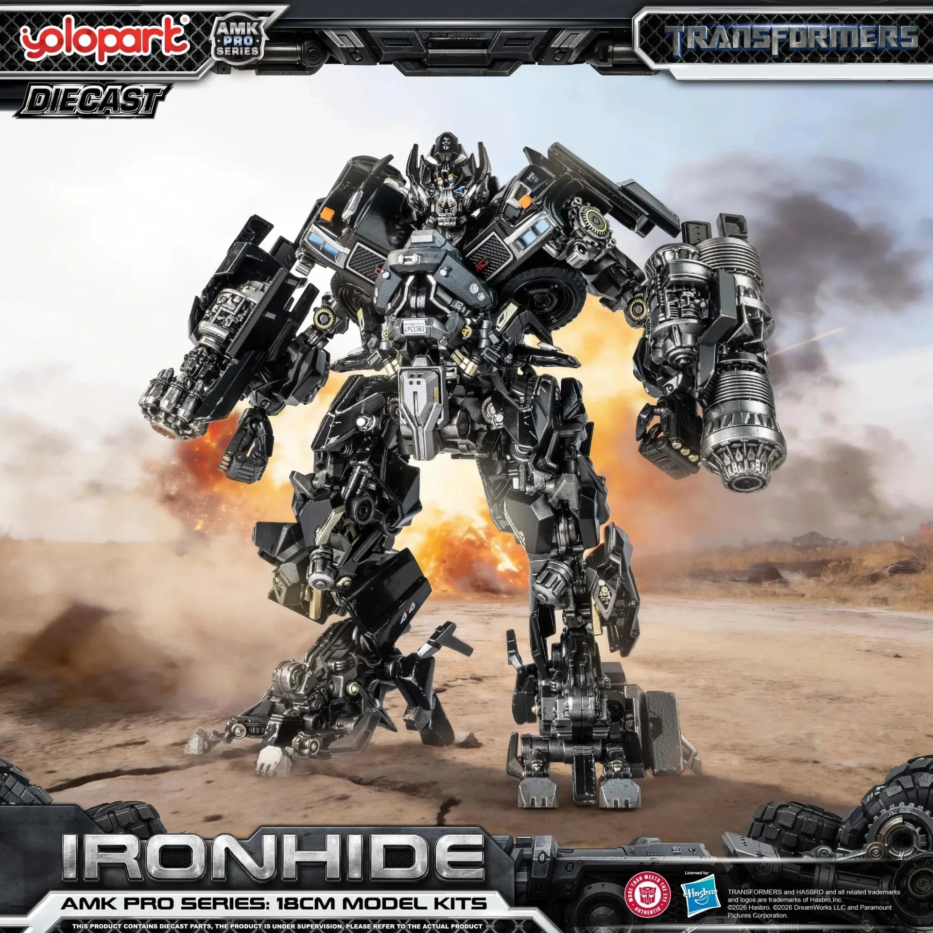 TRANSFORMERS 2007 - Ironhide - Model Kit AMK Pro 18cm