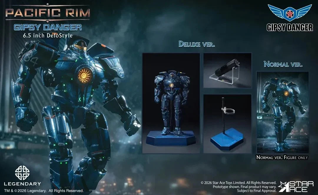 PACIFIC RIM - Gipsy Danger - Figure Defostyle Deluxe 16.5cm
