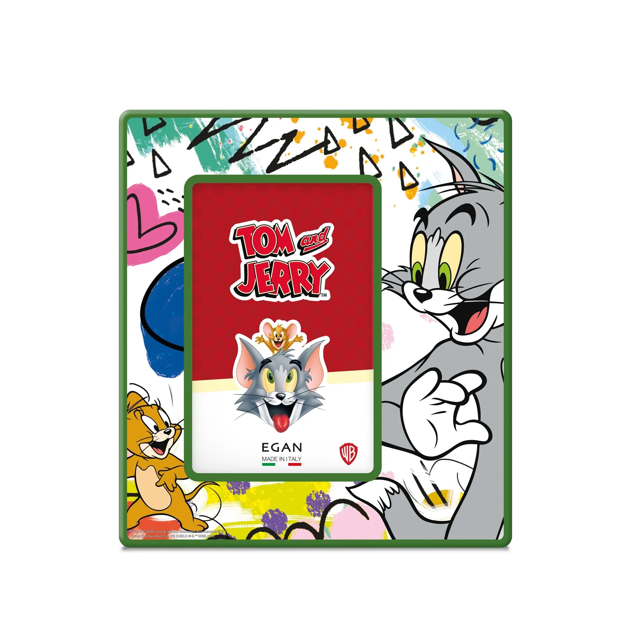 LOONEY TOONS - Ceramic Photo Frame 20x18cm - Tom & Jerry