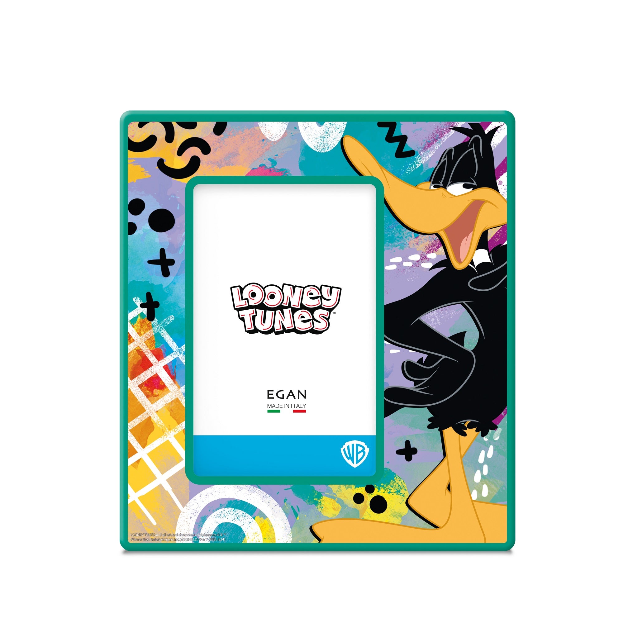 LOONEY TOONS - Cadre Photo en Céramique 20x18cm - Daffy Duck