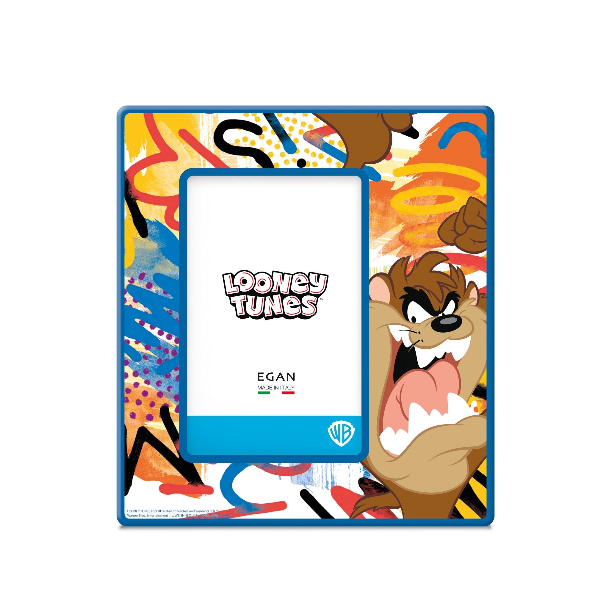 LOONEY TOONS - Cadre Photo en Céramique 20x18cm - Taz