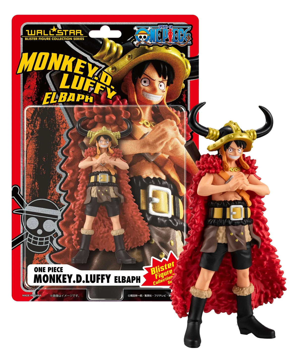 ONE PIECE - Monkey D. Luffy "Elbaph Arc" - Statue Wallstar 11cm