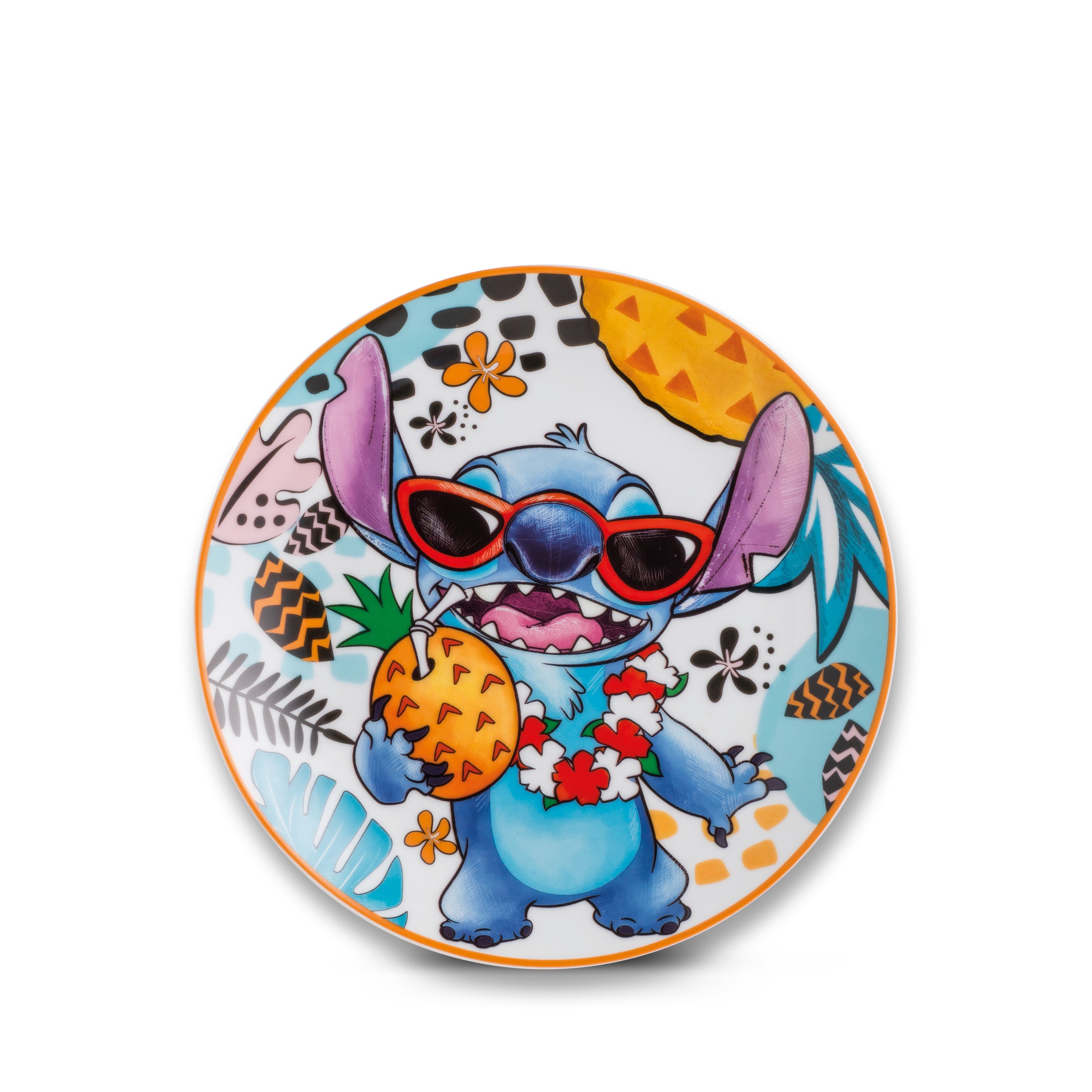 STITCH - Set of 2 D19cm Plate - White