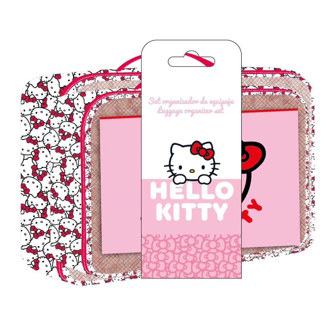 HELLO KITTY - Travel Cases Set 3in1