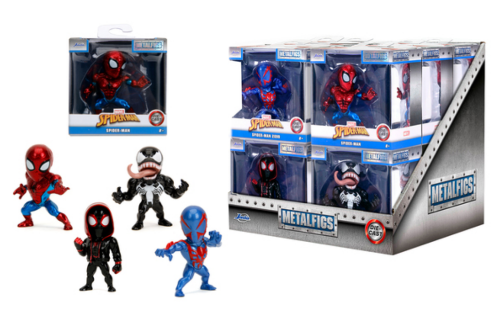 SPIDER-MAN - Display of 2,5inch Figures - 4 Modèles - 12pc - Wave 2