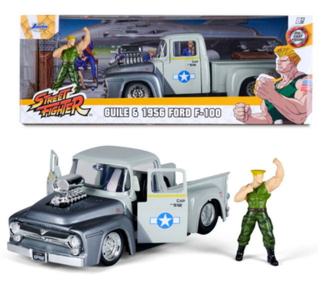 STREET FIGHTER - Guile & 1956 Ford F-100 - 1:24