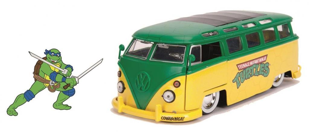 TMNT – Leonardo &amp; 1962 VW Bus – 1:24
