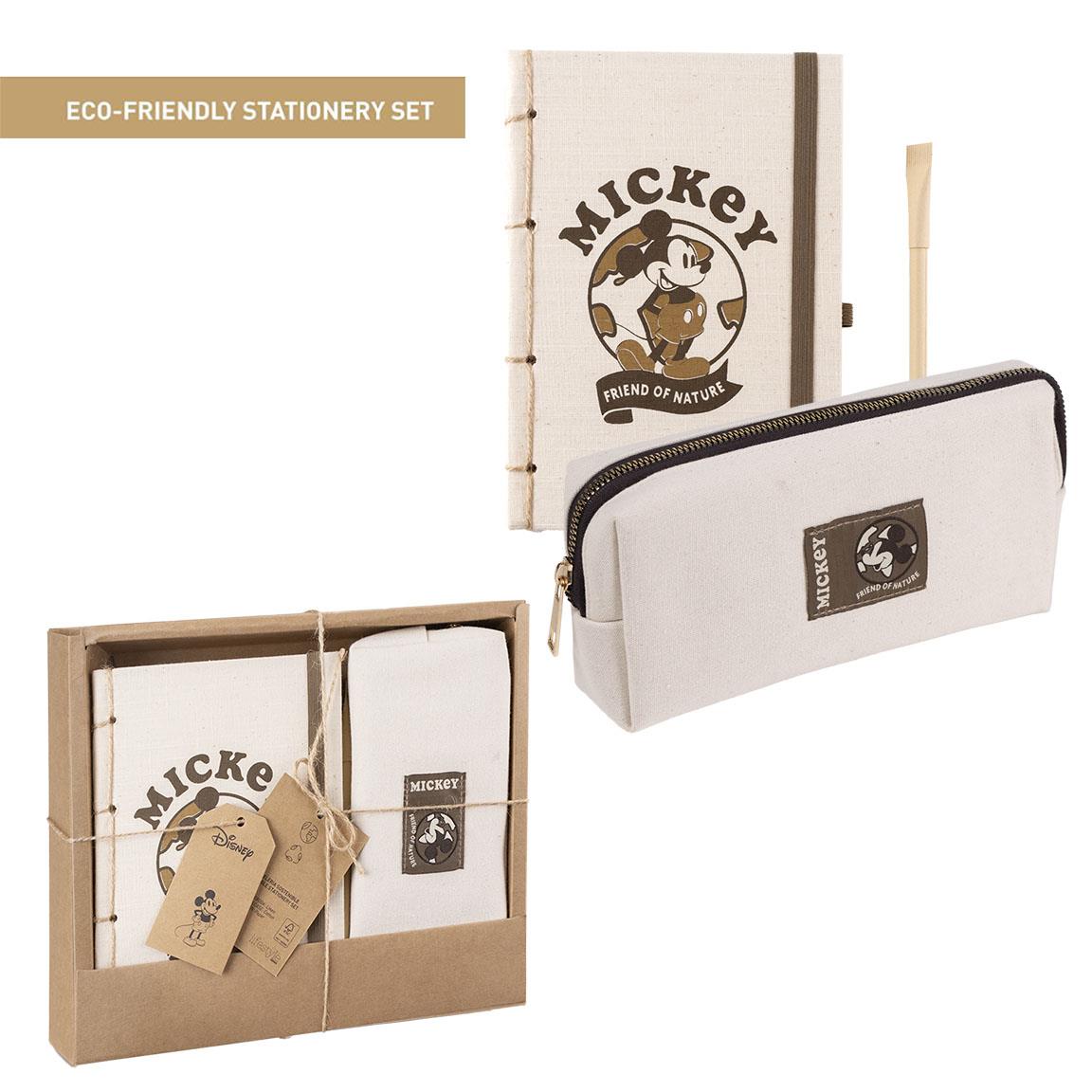 DISNEY - MICKEY - Notizbuch + Federmäppchen + Stift - Geschenkbox