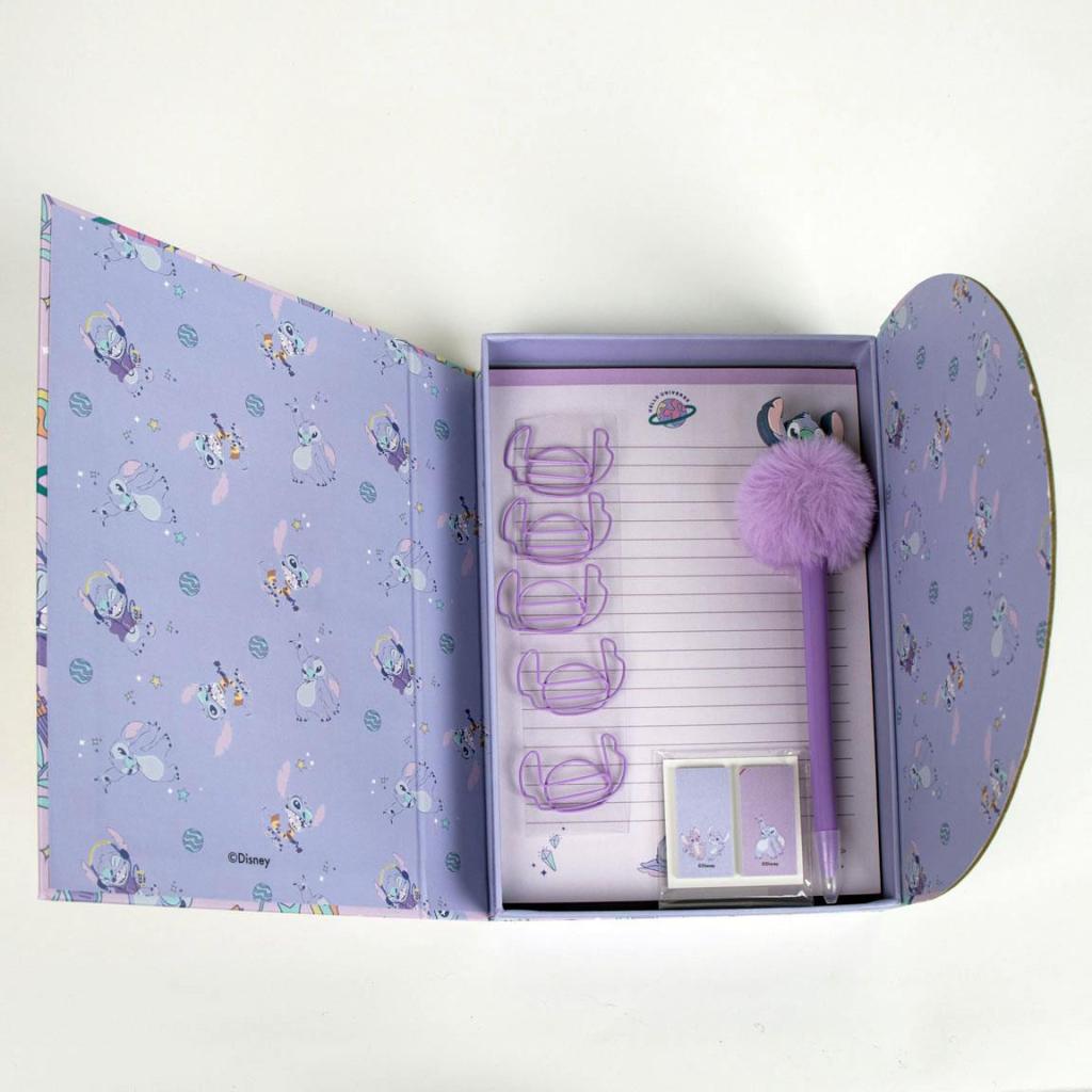 STITCH - Purple - Stationery Box - 9 pc.