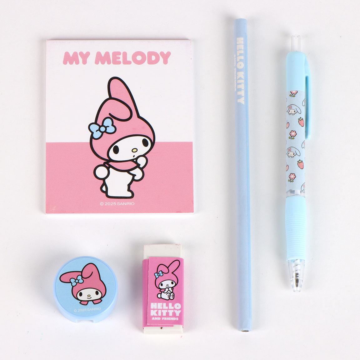 HELLO KITTY & Friends - Display de 6 Sets de Papeterie 6pc