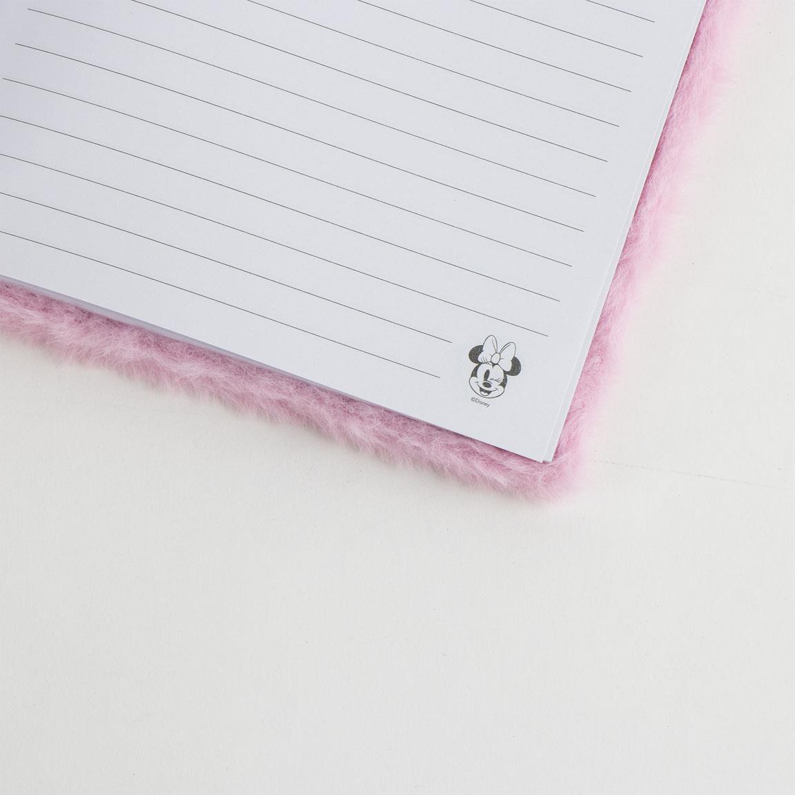 MINNIE - Smiley - Premium Fur Notebook - Size A5