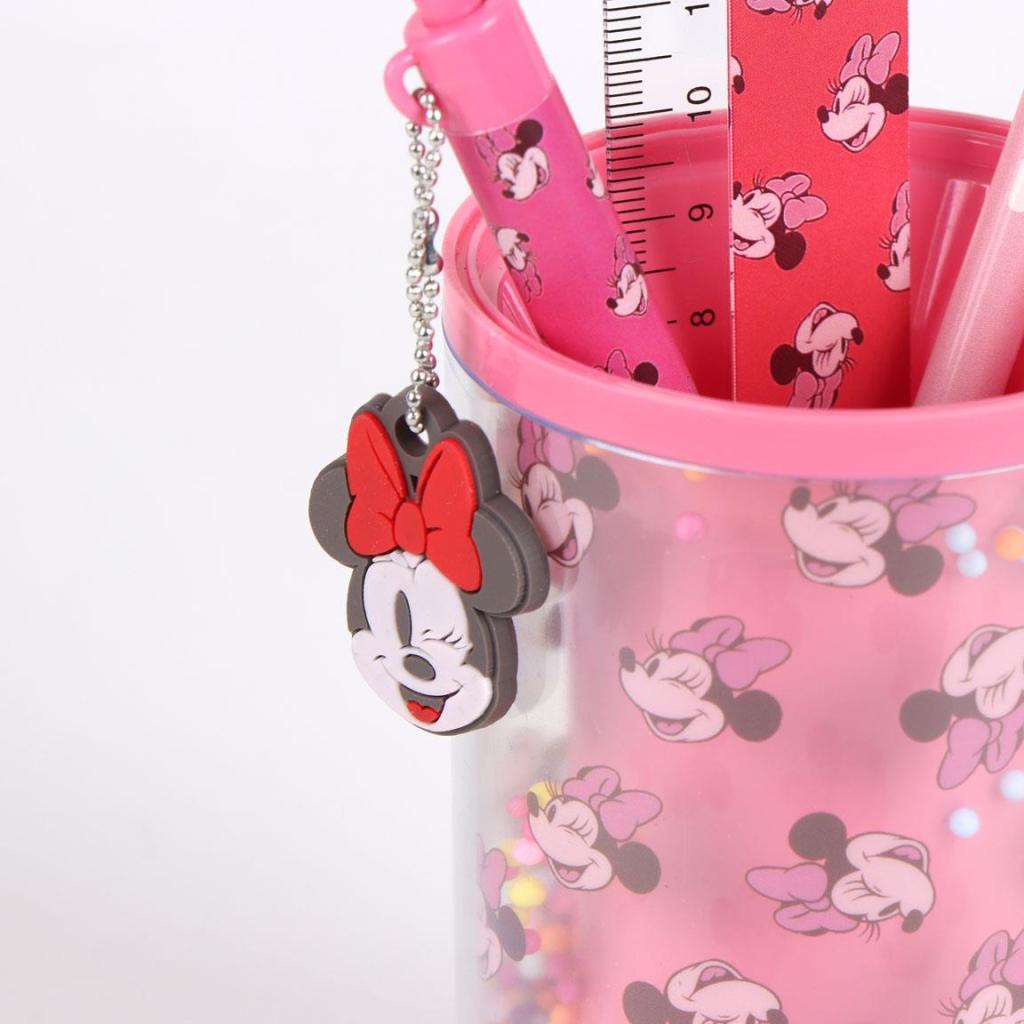 MINNIE - Set de Papeterie - Pot à Crayon + 3pc.