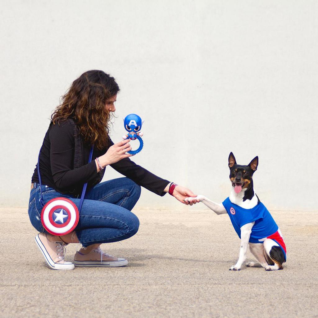 AVENGERS - Captain America - Toy - Teething Ring for Dog