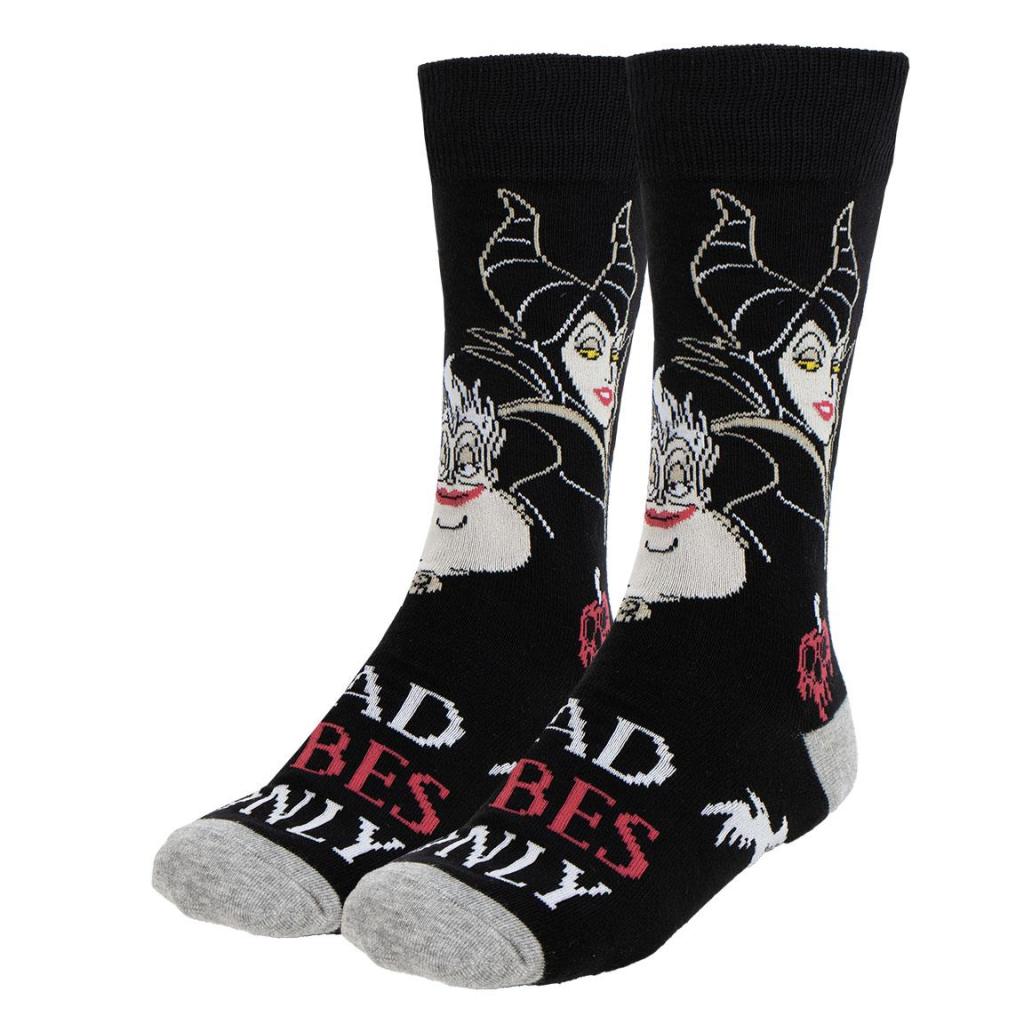 DISNEY VILLAINS - 3 Pairs socks Pack (UK Size 3,5-9)