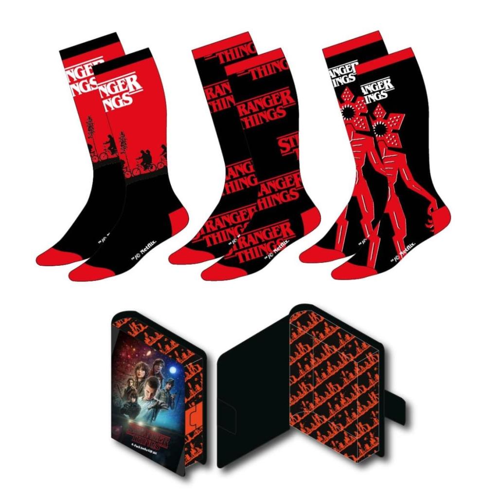 STRANGER THINGS - 3 Pairs socks Pack (UK Size 5-10,5)