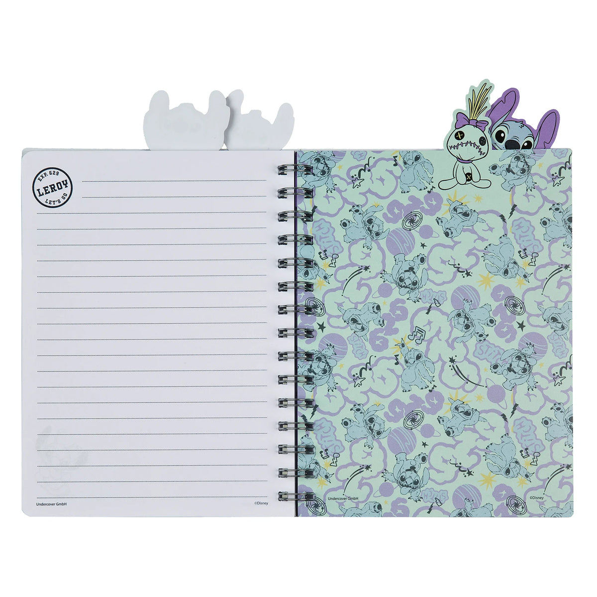 Custom Stitch Notepad LILO & STITCH - Notepad spiral A5
