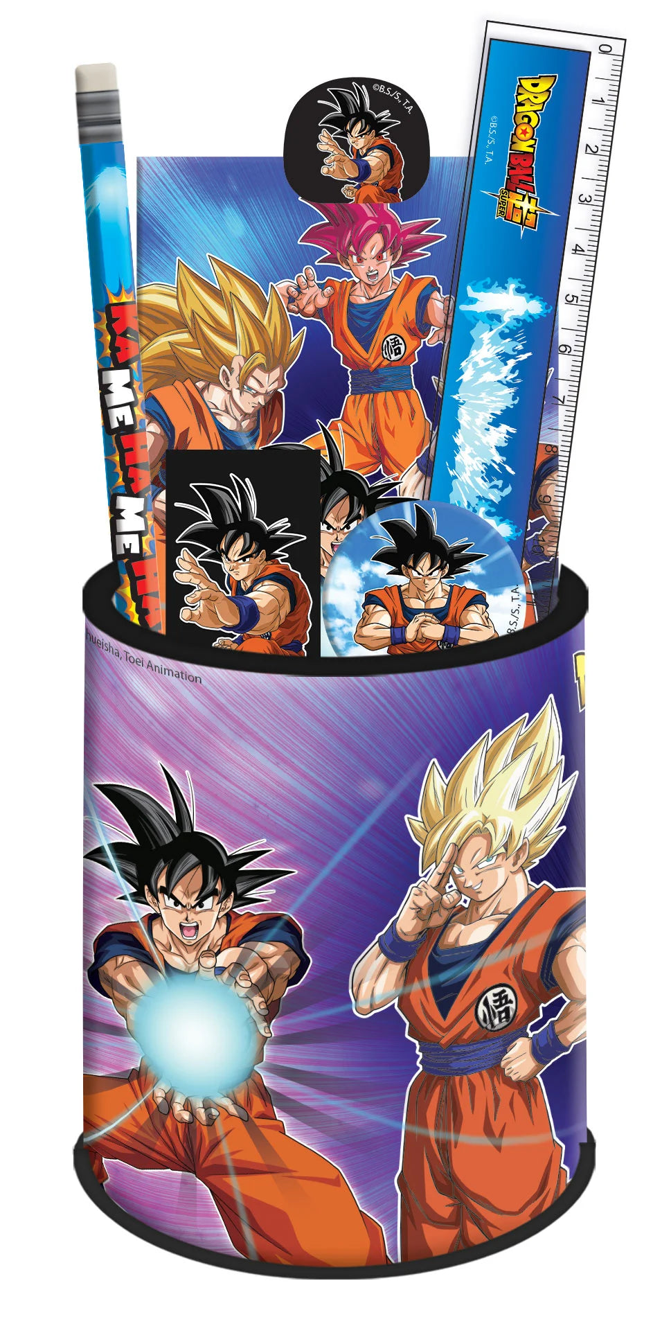 DRAGON BALL SUPER - Stationery Set + Pencil Pot - 7pc.