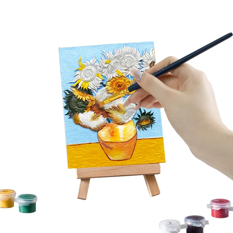 Resin DIY 3D Painting - Sunflower - 13.5x10cm