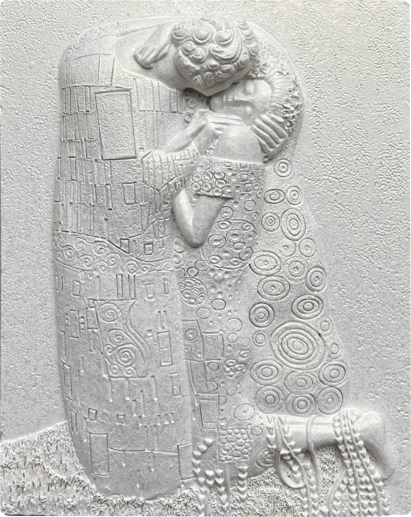 Resin DIY 3D Painting - The Kiss - 13.5x10cm