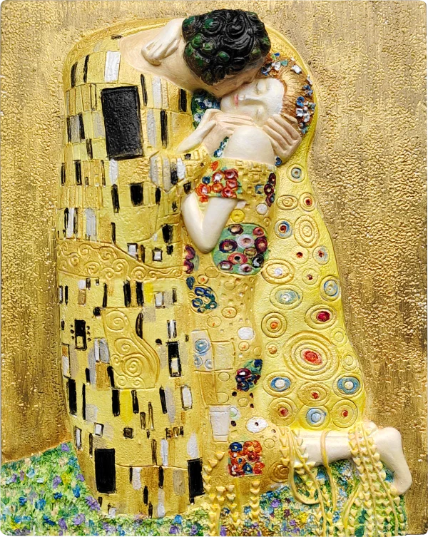 Resin DIY 3D Painting - The Kiss - 13.5x10cm