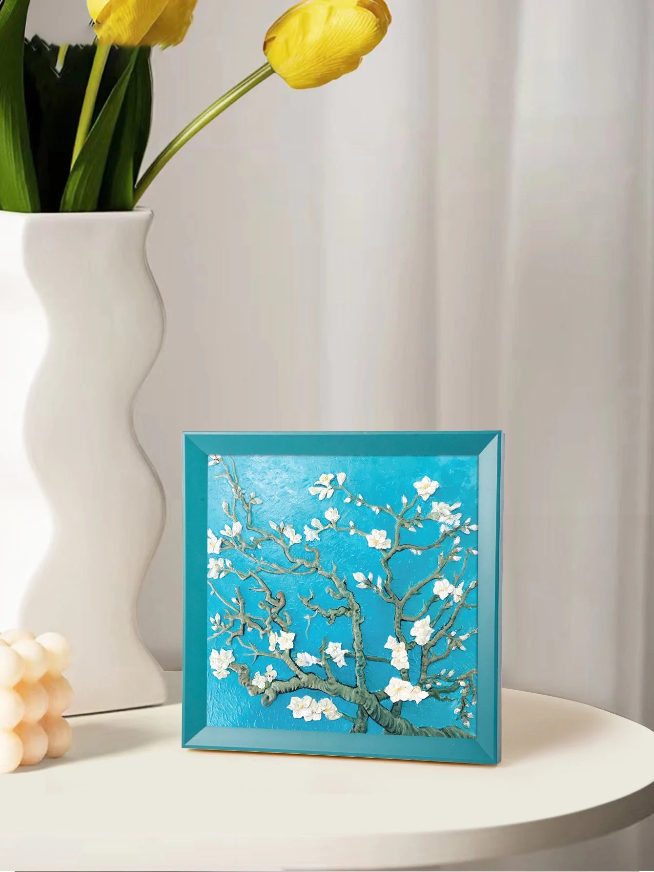 Resin DIY 3D Painting - Apricot Blossom -  34x34cm