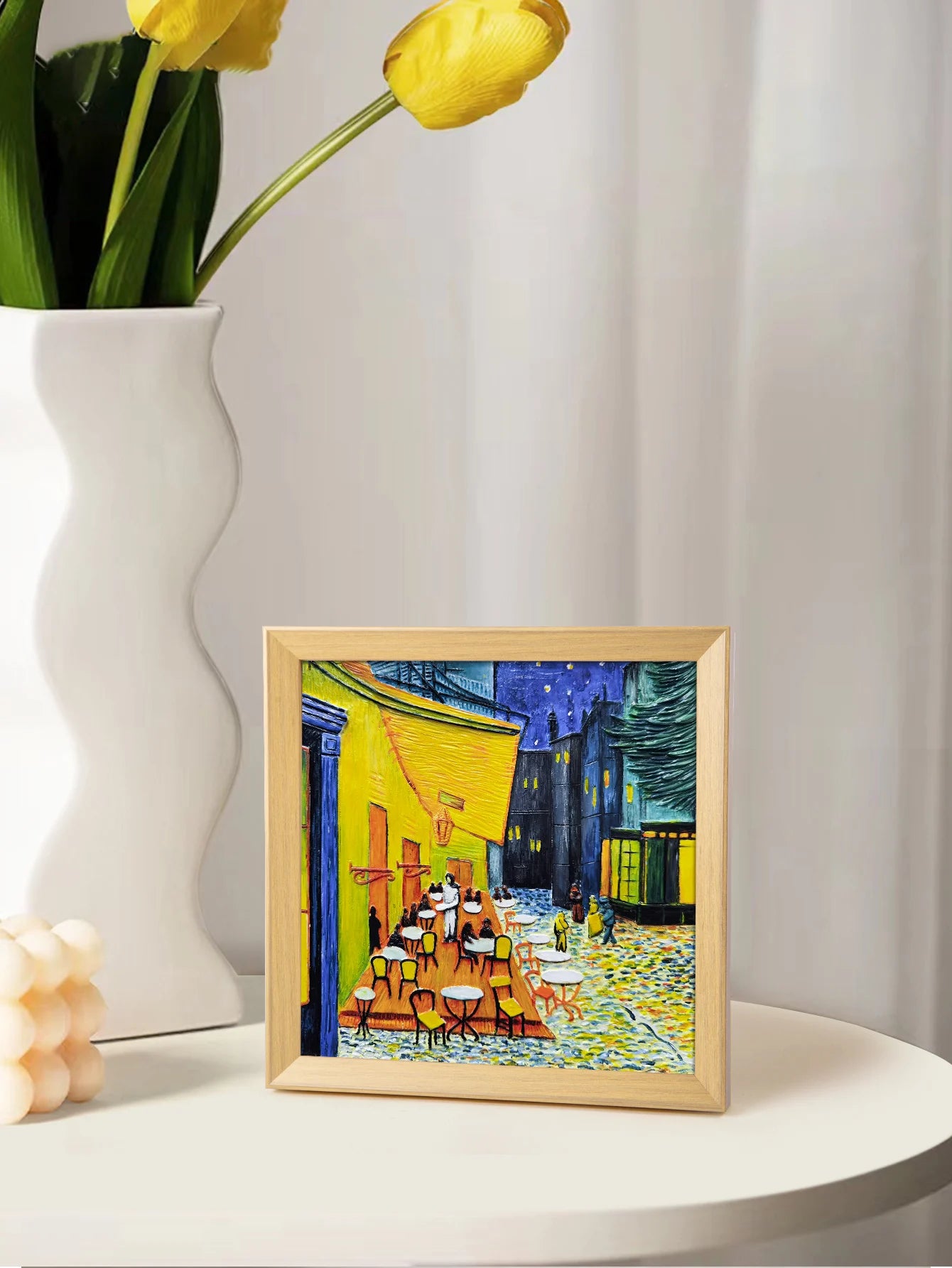 Resin DIY 3D Painting - Café Terrace at night - 34x34cm