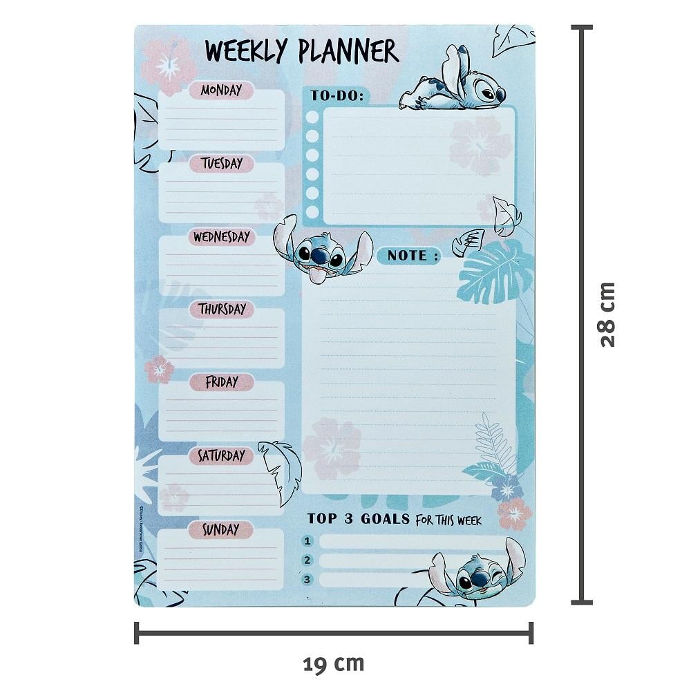 STITCH - Watercolor - Weekly Planner