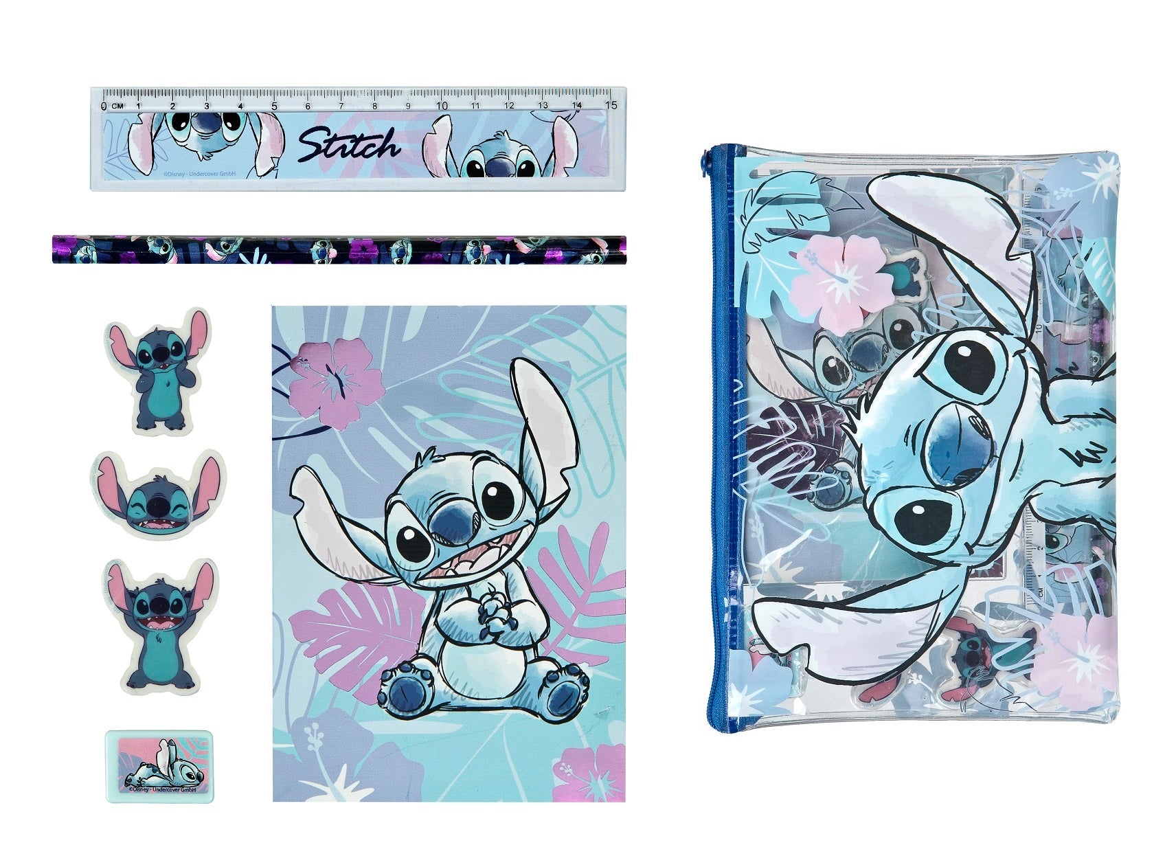 STITCH - Aquarell - Briefpapierset - 7tlg.