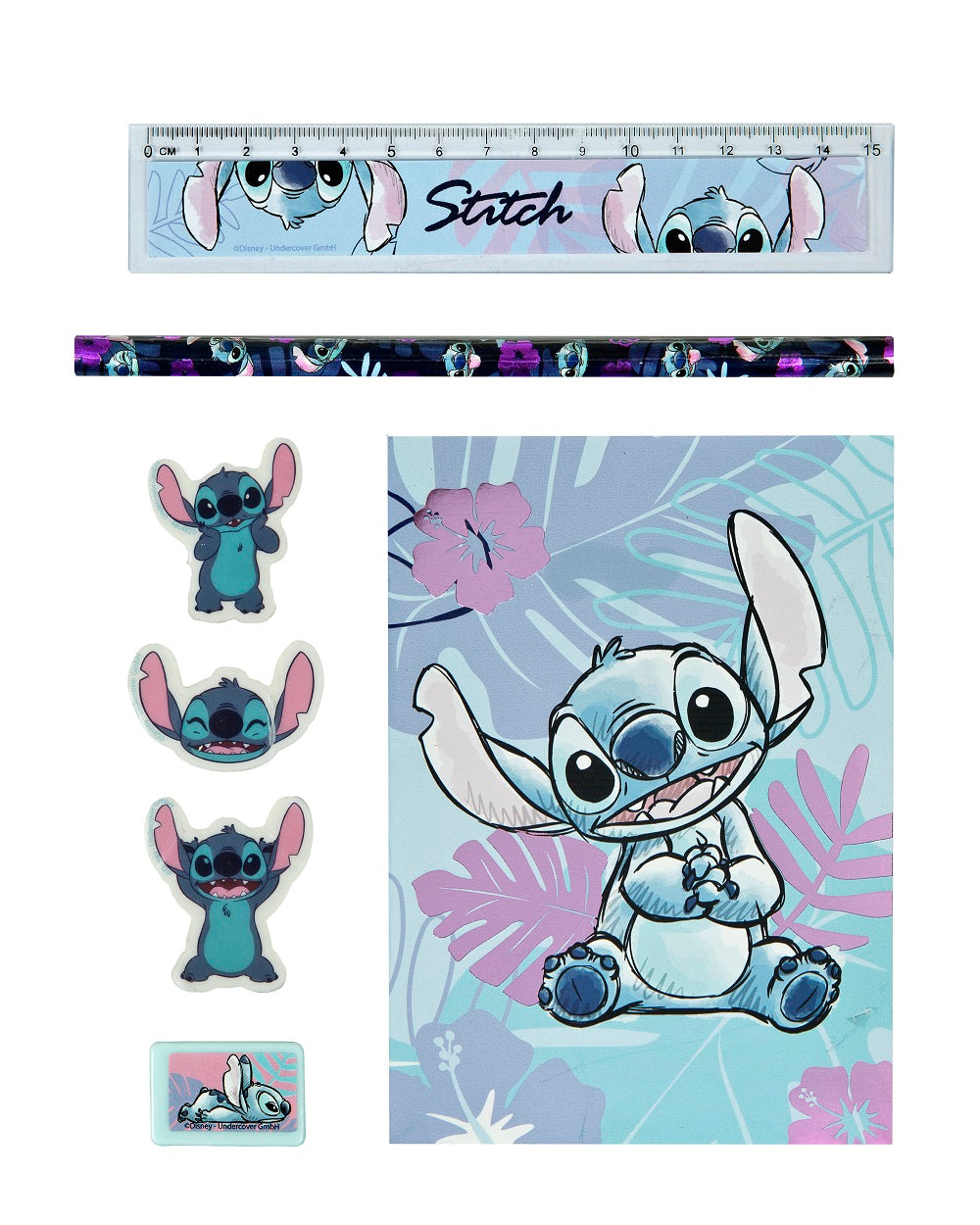 STITCH - Aquarell - Briefpapierset - 7tlg.