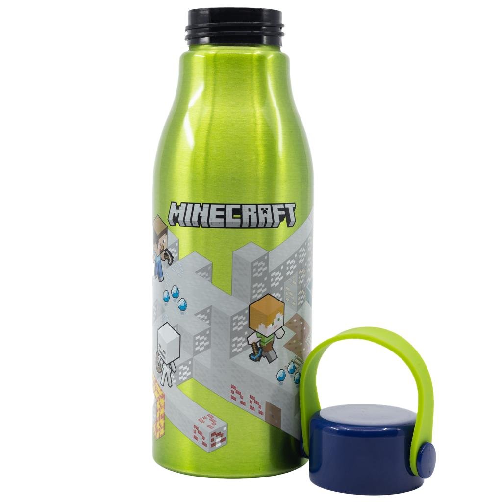 MINECRAFT - Aluminium Bottle with Handle 760ml