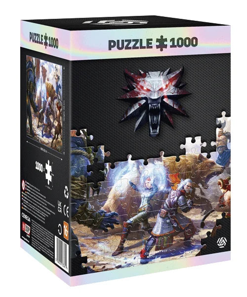 THE WITCHER - Geralt & Triss in battle - Premium Puzzle 1000P