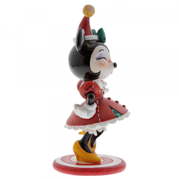 DISNEY - Miss Mindy World - Resin Statue - Christmas Minnie - 16cm