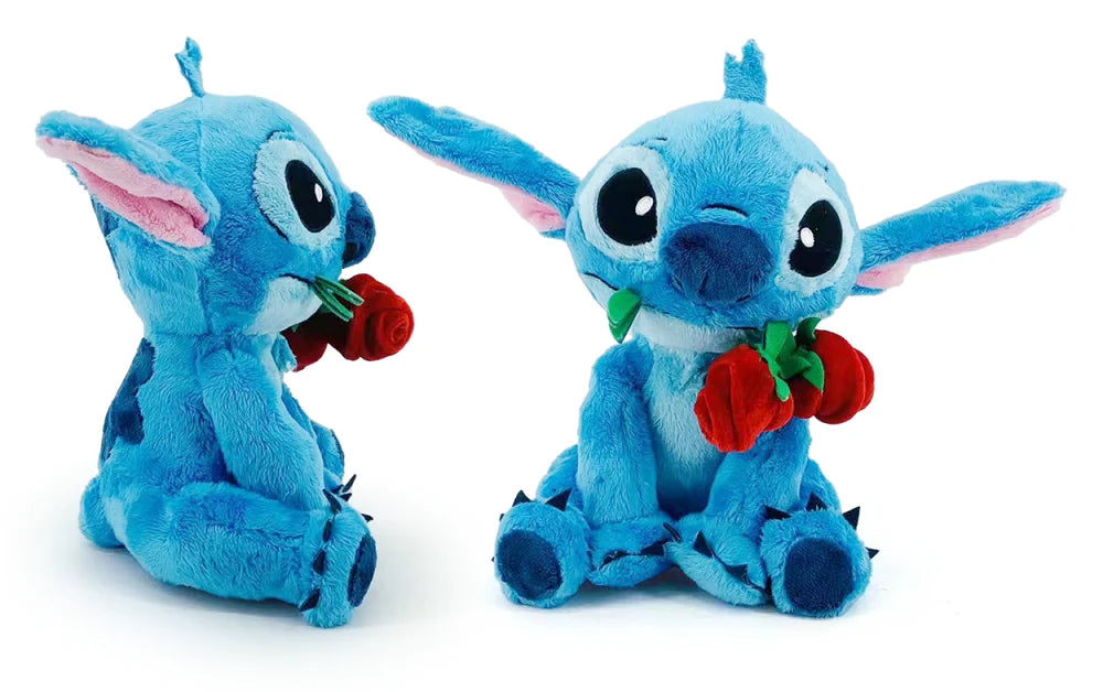 STITCH - Stitch Plush with Rose - 25cm