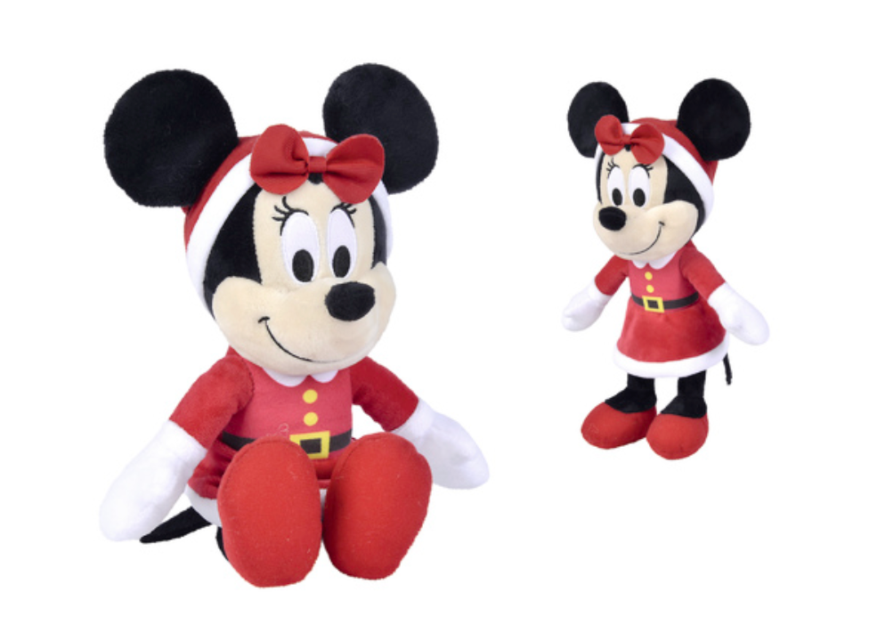 MINNIE with Xmas Costume - Plush 25cm