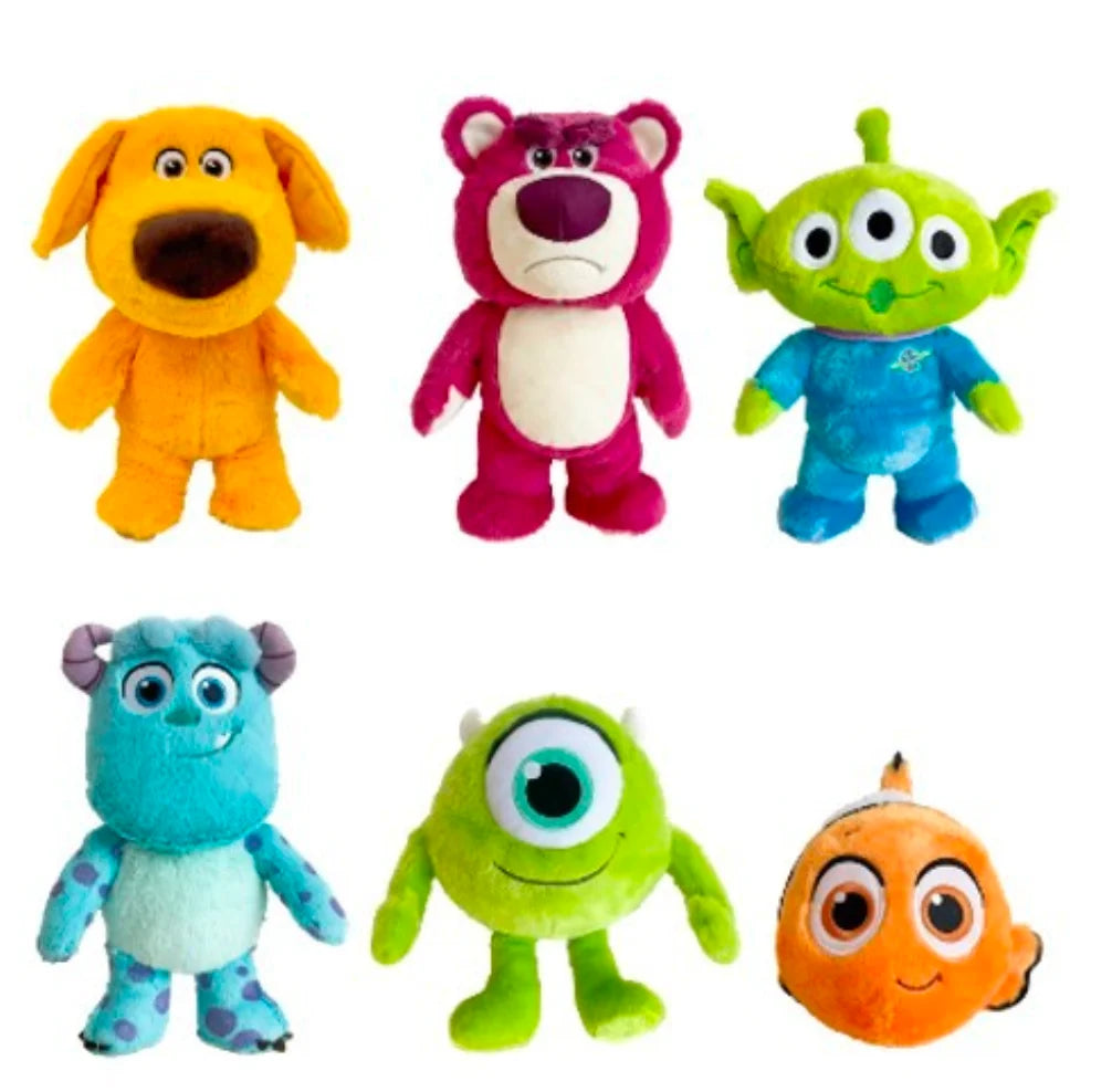 PIXAR - Assortment of 6 Plushs 25 cm