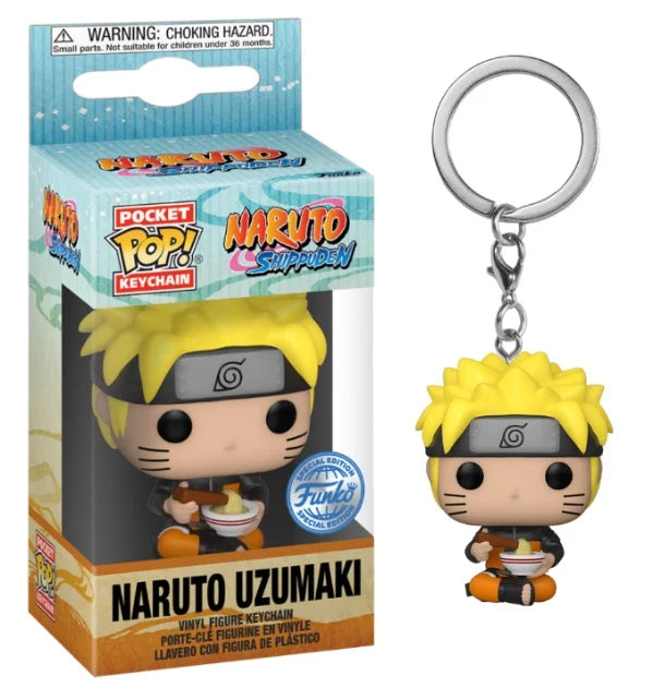 NARUTO - Pocket Pop Keychains - Naruto with noodles