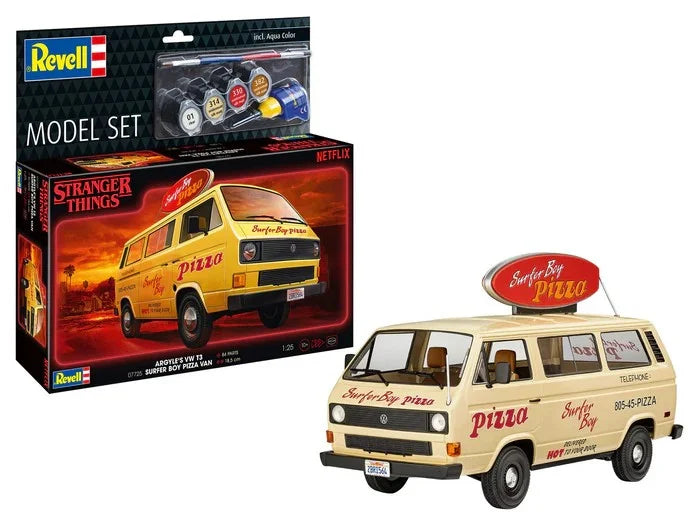 STRANGER THINGS - VW T3 Bus "Surfer Boy" - Model Kit 1/25