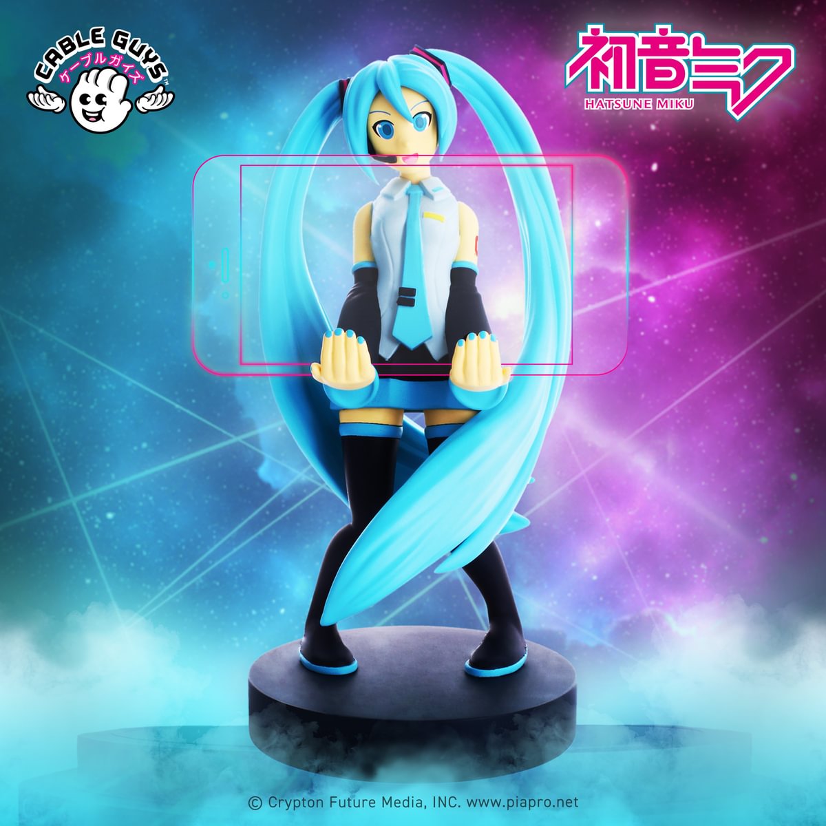 HATSUNE MIKU – Figur 20 cm – Controller und Telefon-Support