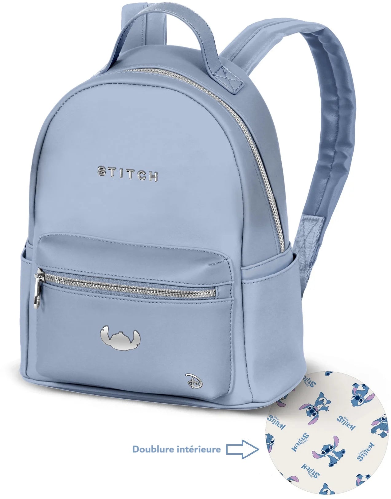 STITCH - Blue - Fashion BackPack '28x24x11cm'